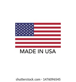 Made in USA vector icon, flat symbol