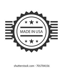 Made in USA. Vector illustration