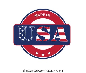 Made Usa Vector Illustration Can Be Stock Vector (Royalty Free ...