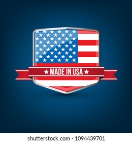 Made in USA vector sign