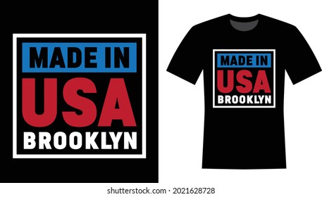 Made in USA Vector T-shirt Design 