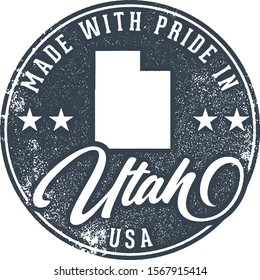 Made in Utah State Packaging Label