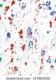 I made a vector pattern of the stains I worked with gouache paint.
