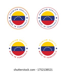 Made in Venezuela vector badge.