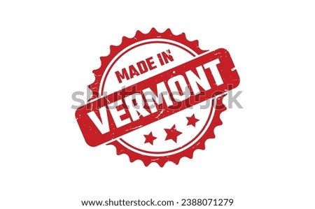 Made In Vermont Rubber Stamp