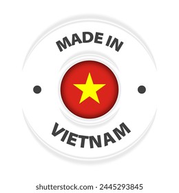 Made in Vietnam graphic and label. Element of impact for the use you want to make of it.