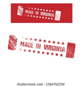 made in Virginia seal, label.stamp
