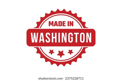 Made In Washington Rubber Stamp