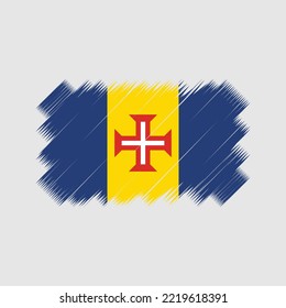 Madeira Flag Brush. National Flag