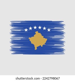 Madeira Flag Brush Vector Illustration