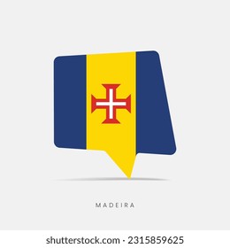 Madeira flag bubble chat icon