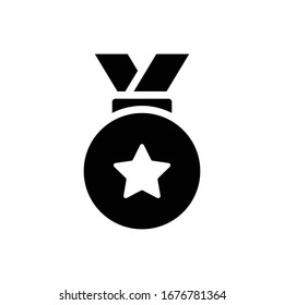 Madel vector icon glyph style illustration.