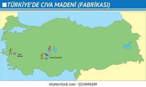 Türkiye Cıva Madenleri Harita, Coğrafya Haritaları, Madenler, Cıva Madenleri, Demir, Bakır Yatakları, Boksit, Bor, Alüminyum, Altın, Mermer, Krom, Kükürt, Nikel, Coğrafya Haritaları