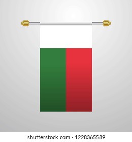 Madgascar hanging Flag