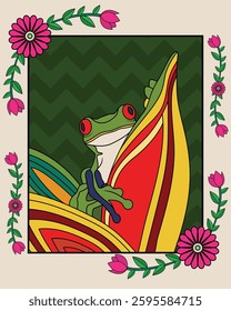 Madhubani Art Decor: Bring a Splash of Unique Wildlife Home. Madhubani art, Mithila painting, Indian folk art, Madhubani frog