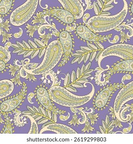 Madhubani, Kalamkari, Chinz, and Kani seamless pattern. Shirting fabric, Ajrakh and Ikat styles. Patola backdrop. Vector Floral allover design