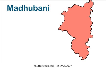 Madhubani subdivision map, Madhubani District, Bihar State, Republic of India, Government of Bihar, Indian territory, Eastern India, politics, village, tourism