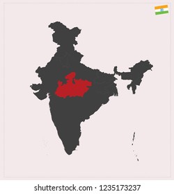 MADHYA PRADESH VECTOR MAP