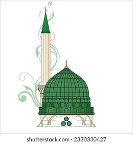 Madina Shareef Vector with motif