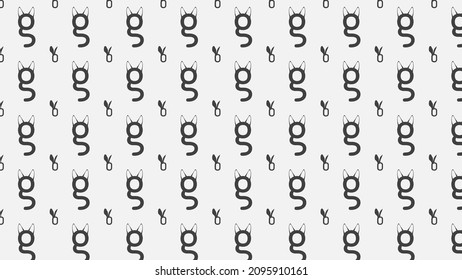 Mading texture shape is cat and rabbit for 2023. 