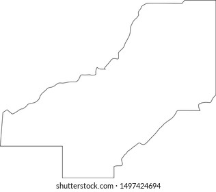 Madison County Map In State Of Mississippi