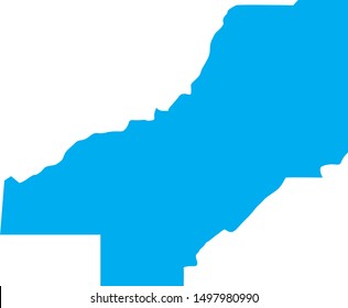 Madison County Map In State Of Mississippi