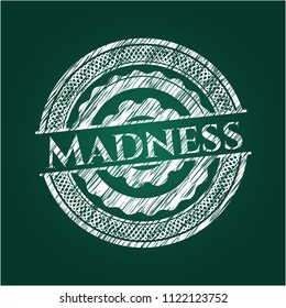 Madness chalkboard emblem