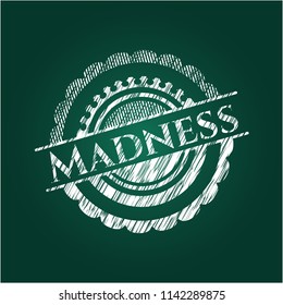 Madness chalkboard emblem