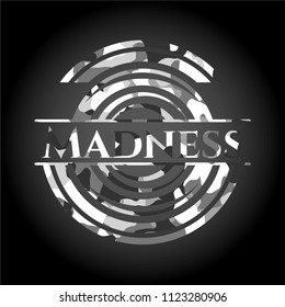 Madness grey camo emblem