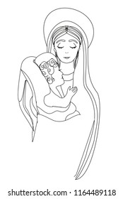 Madonna and child Jesus