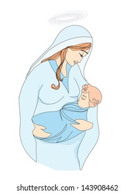  Madonna and child Jesus