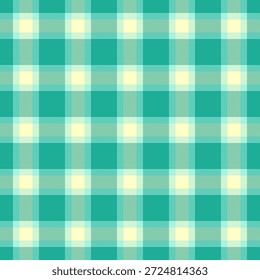 O vetor têxtil xadrez de Madras apresenta quadrados irregulares coloridos para roupas de verão, visuais de estilo de vida e fundos digitais criativos.