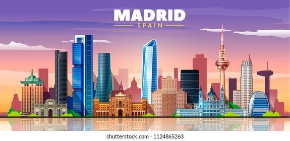 4,918 Madrid vector city Images, Stock Photos & Vectors | Shutterstock