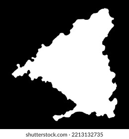 Madrid Karte, Spanien Region. Vektorgrafik.