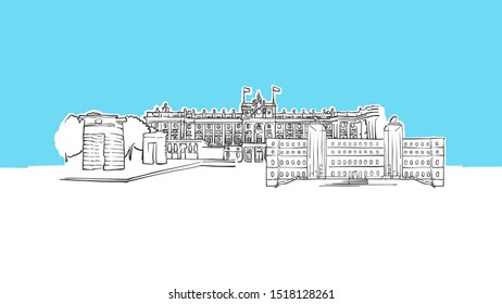  Madrid  Hand Draw Stock Illustrations Images  Vectors 