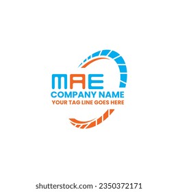 MAE letter logo creative design with vector graphic, MAE simple and modern logo. MAE luxurious alphabet design  