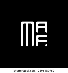 MAF letter logo vector design, MAF simple and modern logo. MAF luxurious alphabet design  