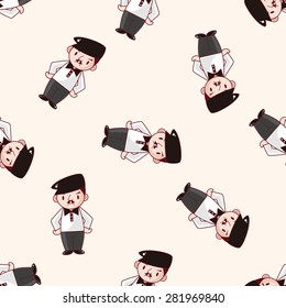 mafia , cartoon seamless pattern background