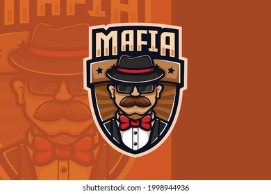 Mafia E sport mascot logo