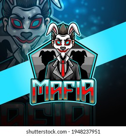 Mafia esport mascot logo design