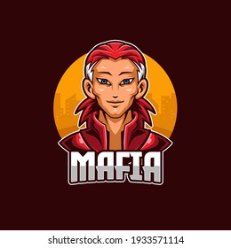 Mafia E-sports Logo Mascot Template