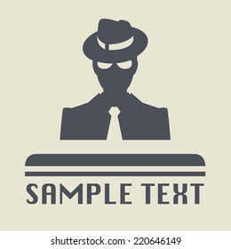 Mafia Icon Or Sign, Vector Illustration