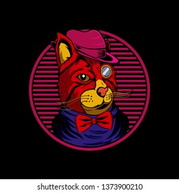 mafia kitty illustration