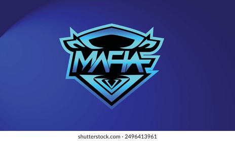 Mafia logo, bussiness logo, game, esport, sport, sports vector