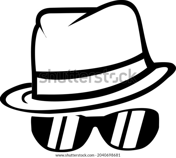 Mafia Logo Concept Vector Black White Stock Vector (Royalty Free