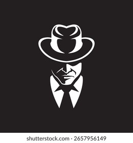 mafia vektor abstrakt modern logo