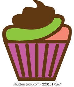 Mafin is a baked cake that is usually small in one meal.