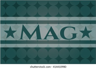 Mag colorful poster