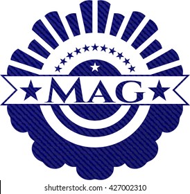 Mag denim background