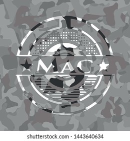 Mag on grey camo texture